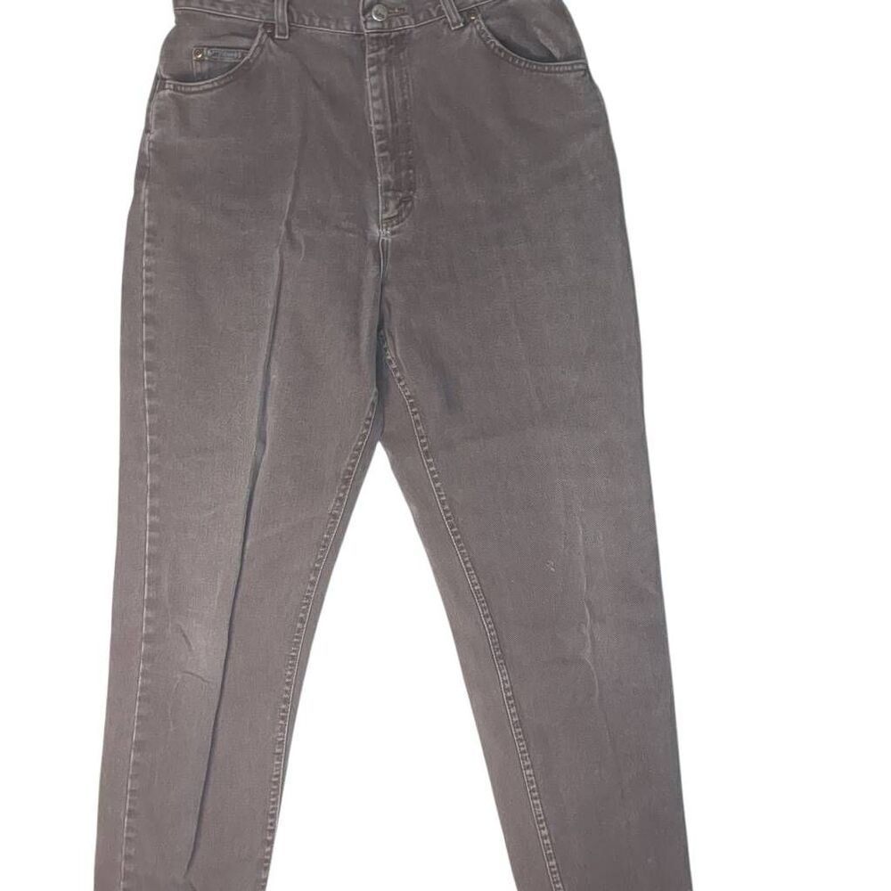 Vintage Lee Stonewash Brown Straight Leg Boyfriend Mom Jeans 34